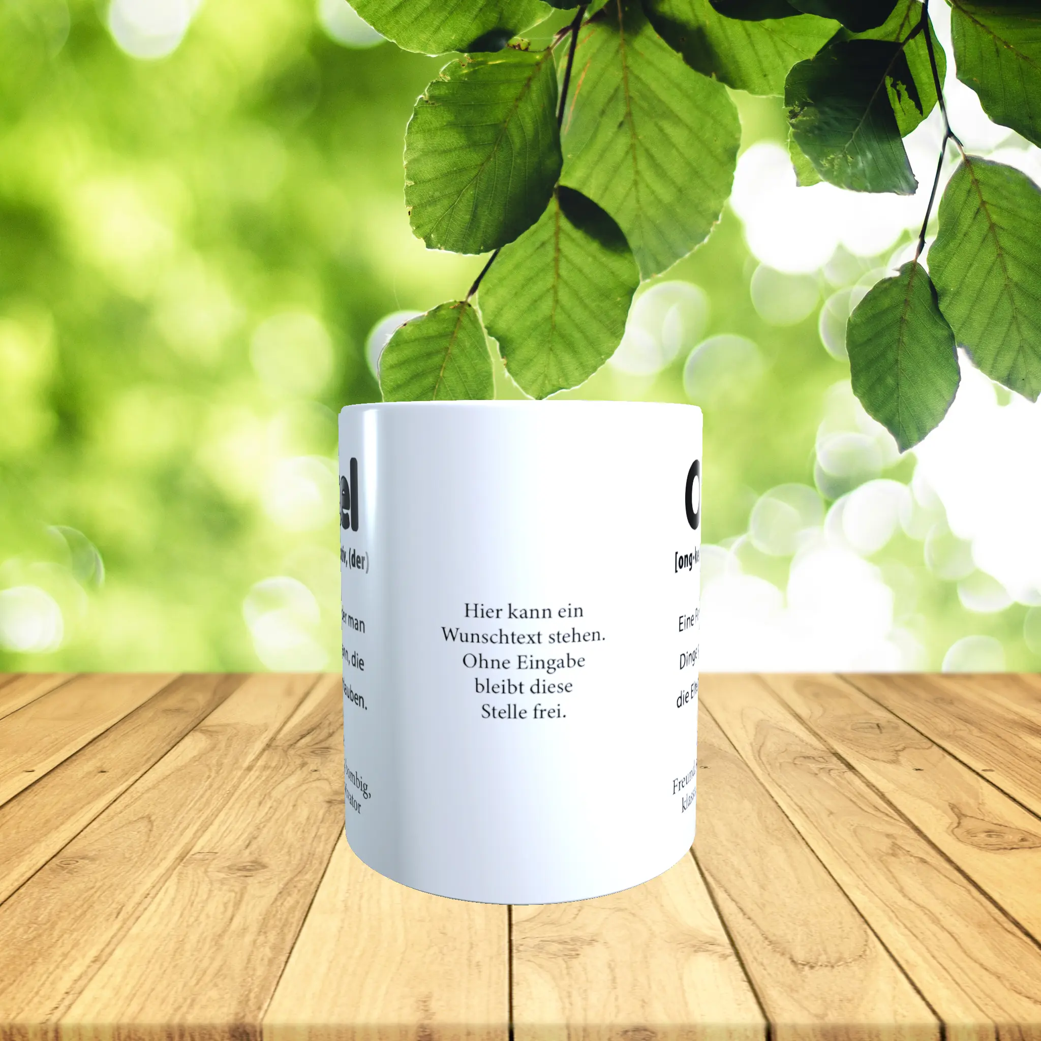 Tasse - Definition Onkel - Eine Person mit der man Dinge machen kann die die Eltern nicht erlauben – Bild 2