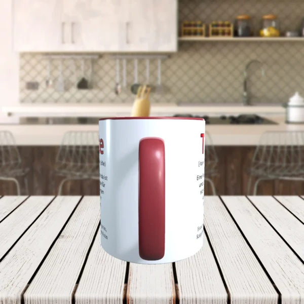 definition tante tasse bordeauxrot vorne | tassenparadies.de