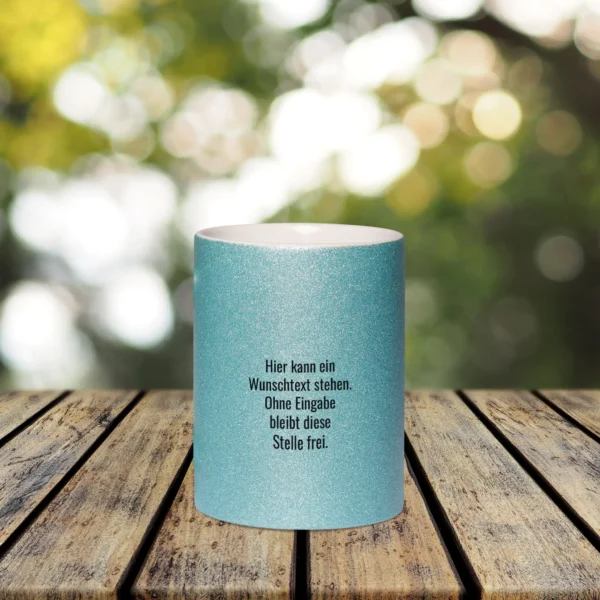 Alternative view of Glitzertasse - Ich habe versucht für Dich das beste Geschenk zu finden