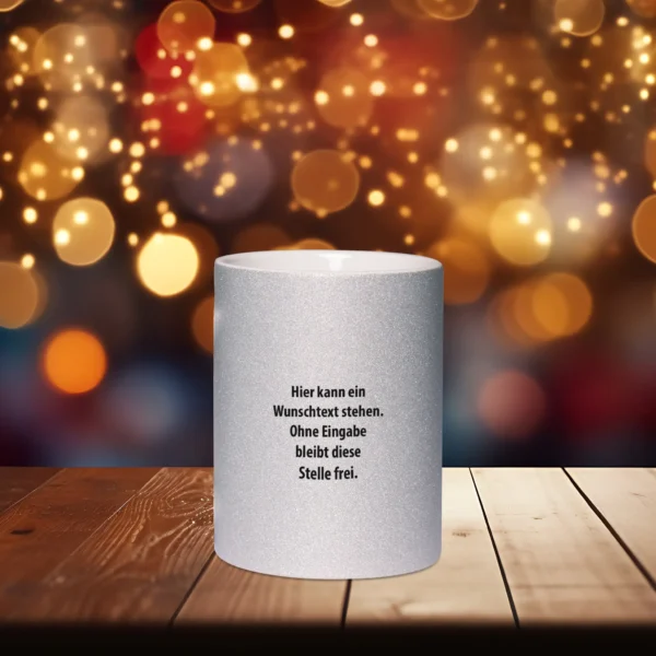 Alternative view of Glitzertasse - Musik ist Leben