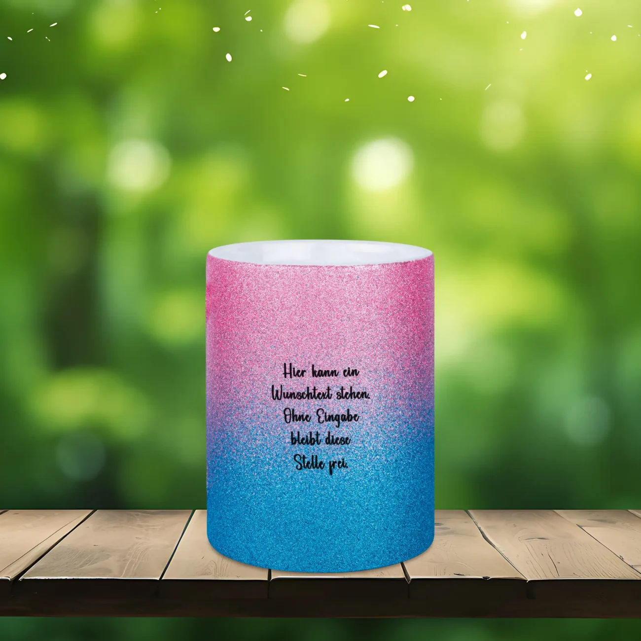 Glitzertasse Ostern - Frohe Ostern mit Hasenohren – Bild 2