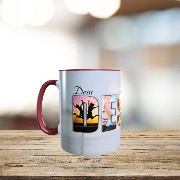 bordeauxrote tasse gestalten links | tassenparadies.de