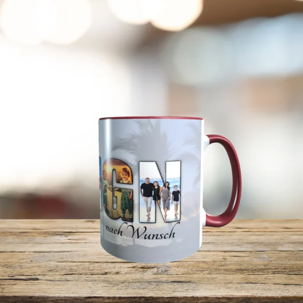 bordeauxrote tasse gestalten rechts | tassenparadies.de