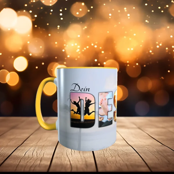 goldgelbe tasse gestalten links | tassenparadies.de