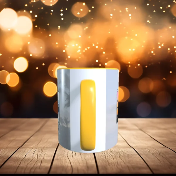 goldgelbe tasse gestalten vorne | tassenparadies.de