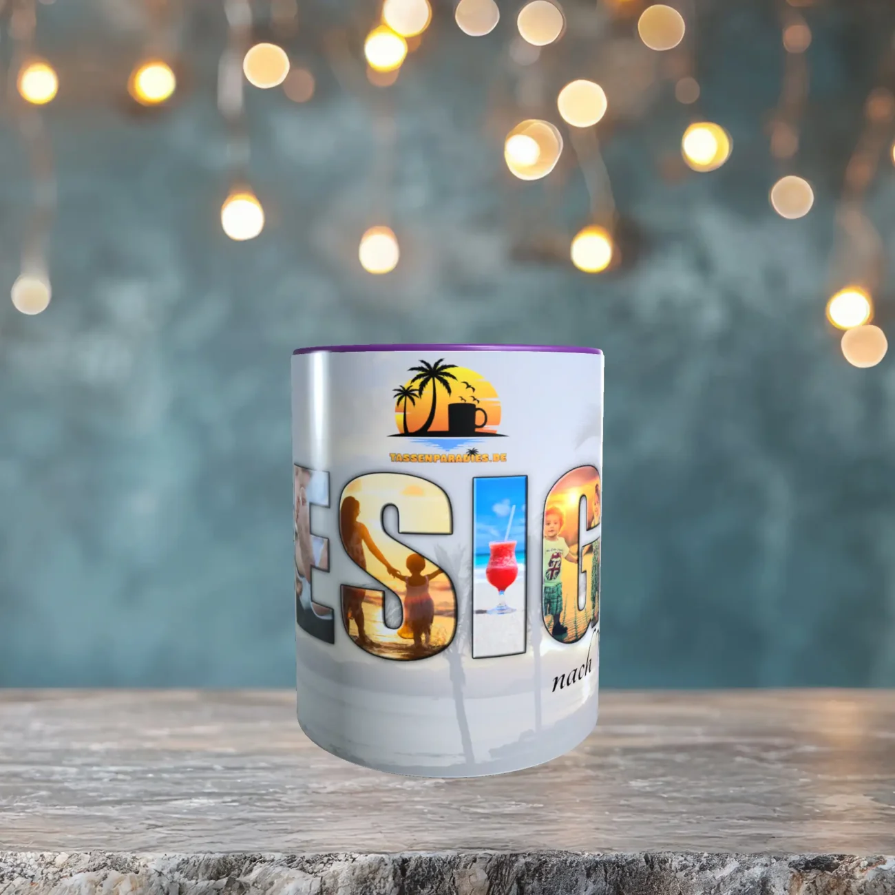 Tasse gestalten in der Farbe lila - Exakt nach Wunsch – Bild 6