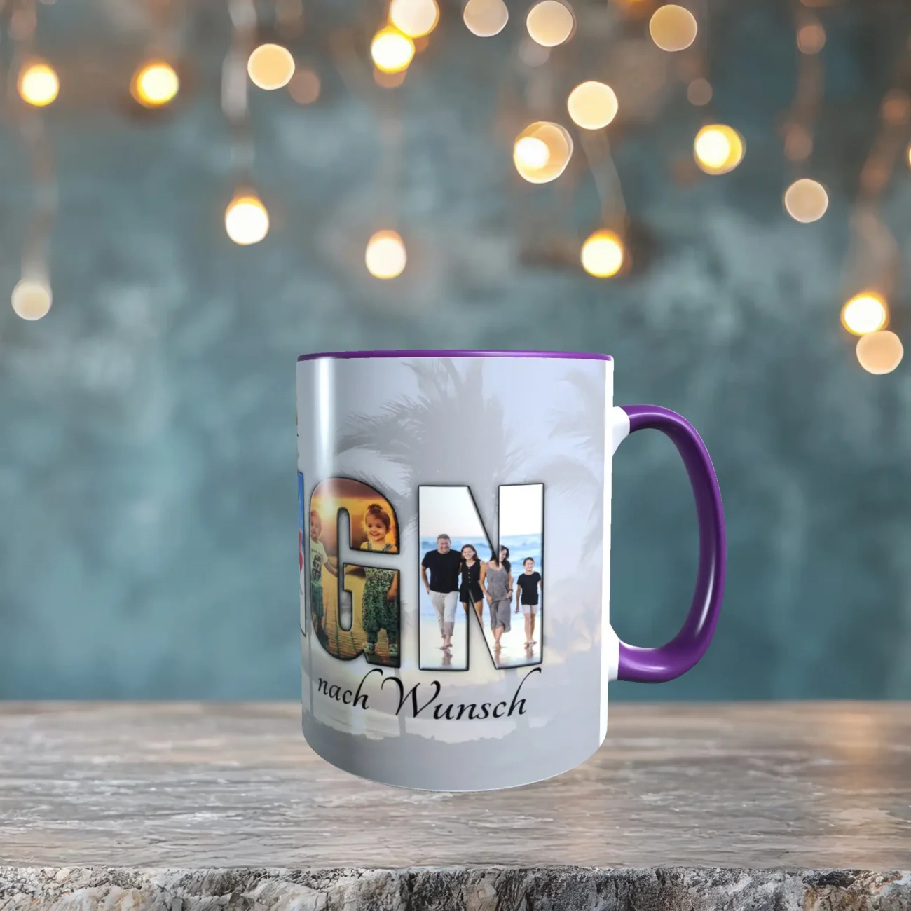 Tasse gestalten in der Farbe lila - Exakt nach Wunsch – Bild 7