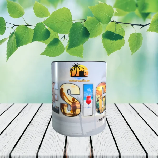 schwarze tasse gestalten hinten | tassenparadies.de