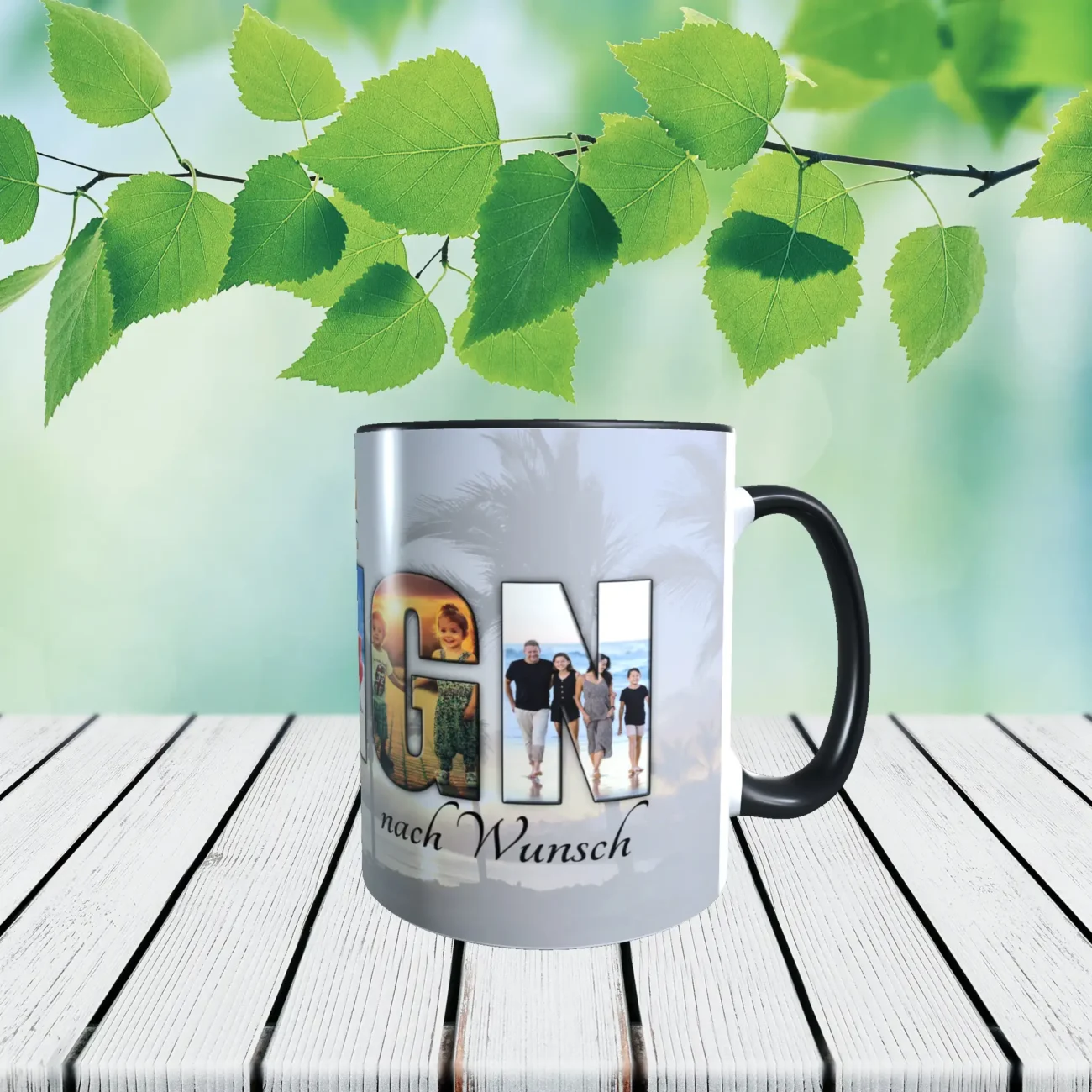 Tasse selbst gestalten in der Farbe schwarz - Exakt nach Wunsch – Bild 7