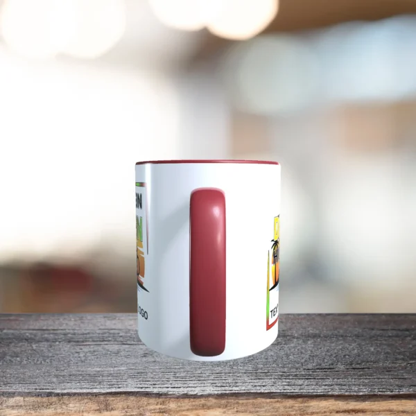 tasse gestalten bordeauxrot vorne | tassenparadies.de