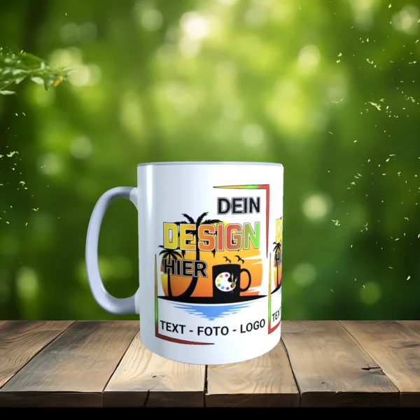 tasse gestalten grau links | tassenparadies.de