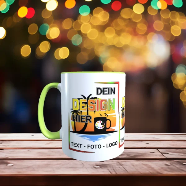 tasse gestalten hellgruen links | tassenparadies.de