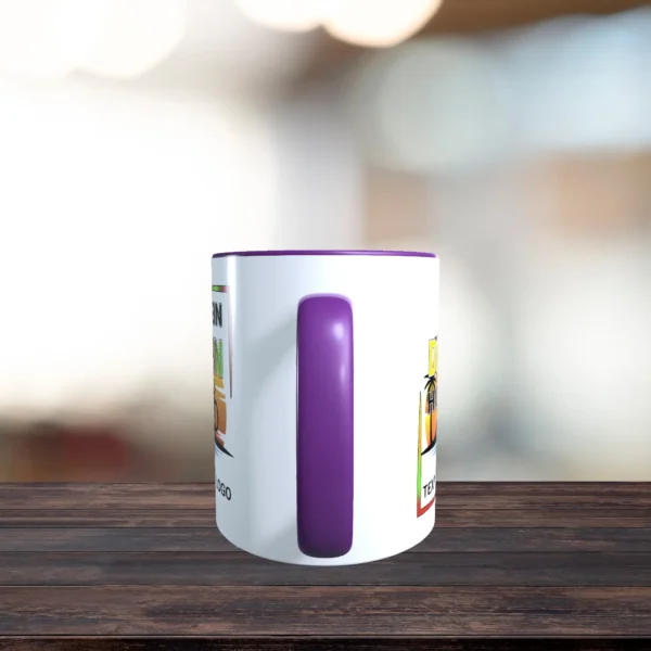 tasse gestalten lila vorne | tassenparadies.de