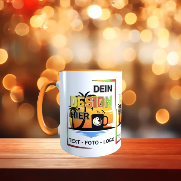tasse gestalten orange links | tassenparadies.de