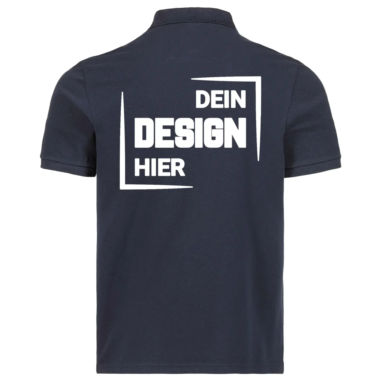 Fruit of the Loom 65/35 Piqué Deep Navy Poloshirt gestalten – Bild 2