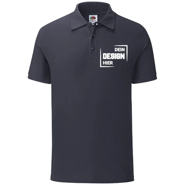 poloshirt gestalten fruit of the loom
