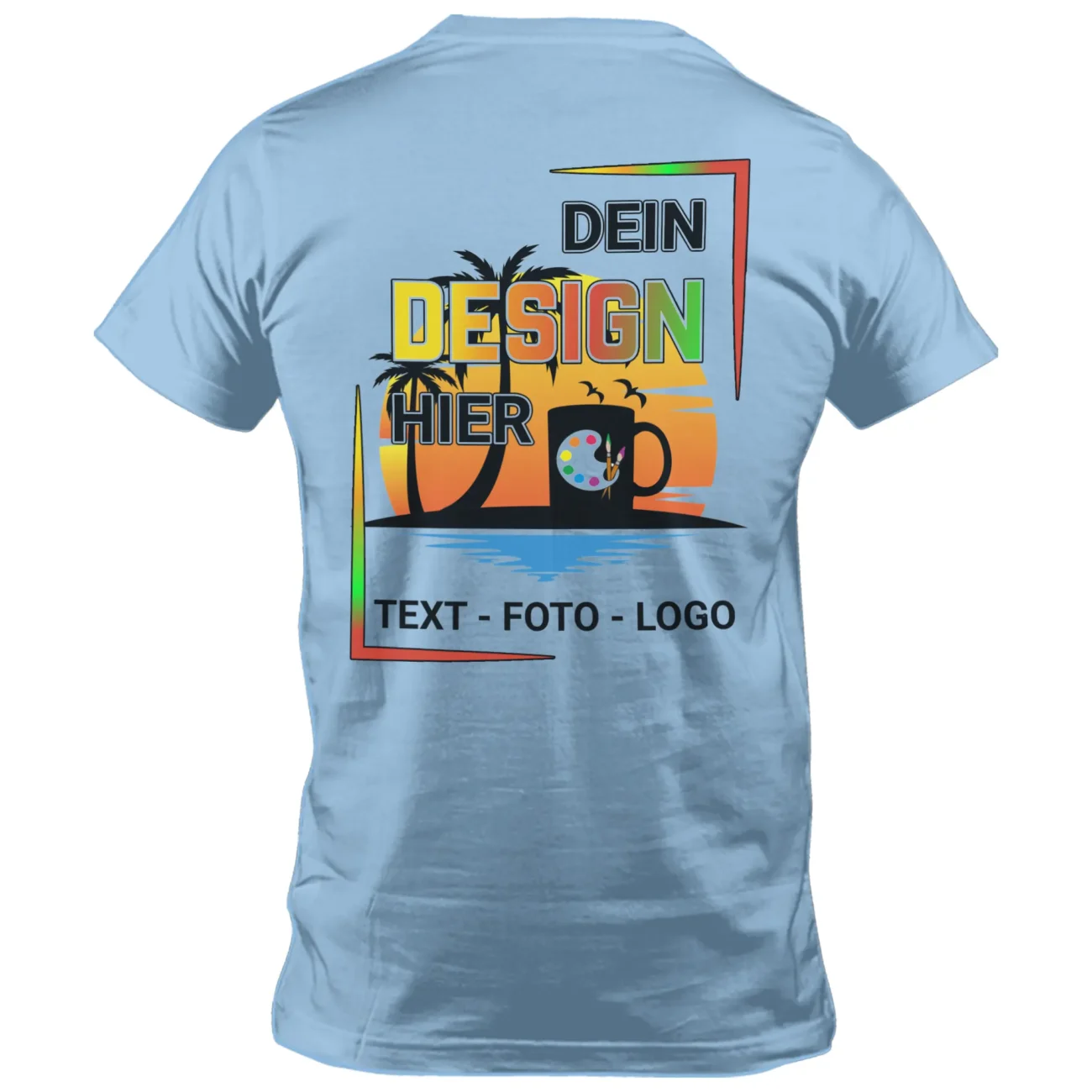 Vapor Apparel Blizzard Blue T-Shirt selbst gestalten – Bild 2