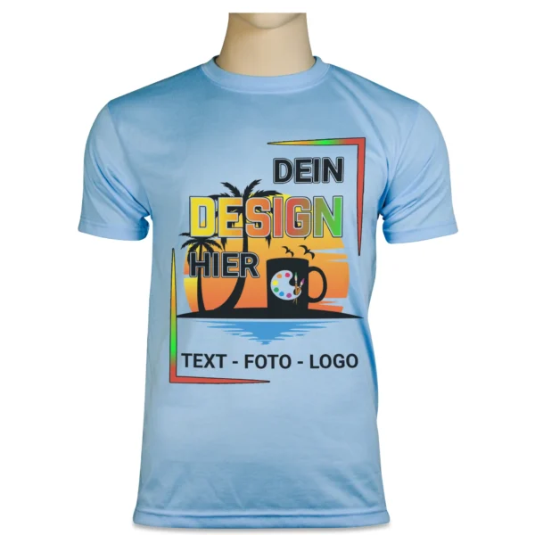 Blaues Vapor Apparel T-Shirt gestalten