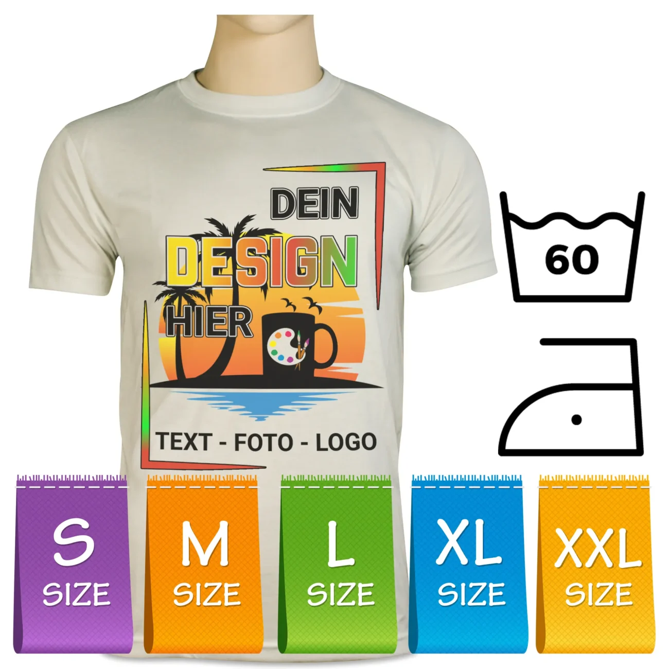 Vapor Apparel November White T-Shirt selbst gestalten – Bild 3