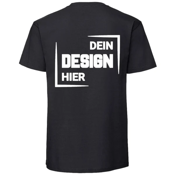 Alternative view of Fruit of the Loom Iconic 195 T Schwarz T-Shirt selbst gestalten