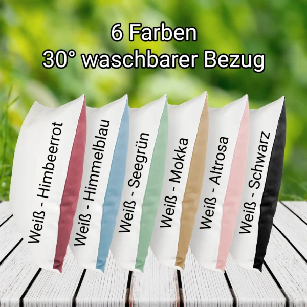 Alternative view of Kissen - Traktor mit Wunschname