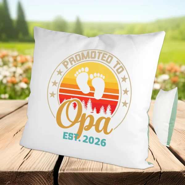 kissen opa in seegrün