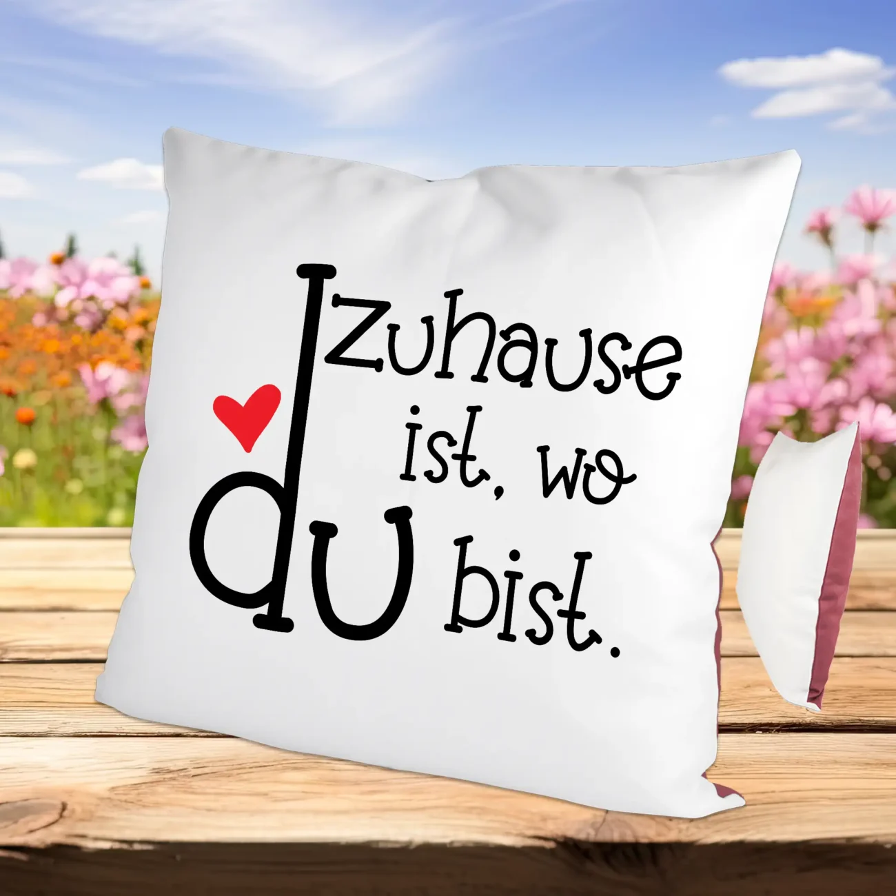 Kissen Zuhause ist wo du bist – Bild 5
