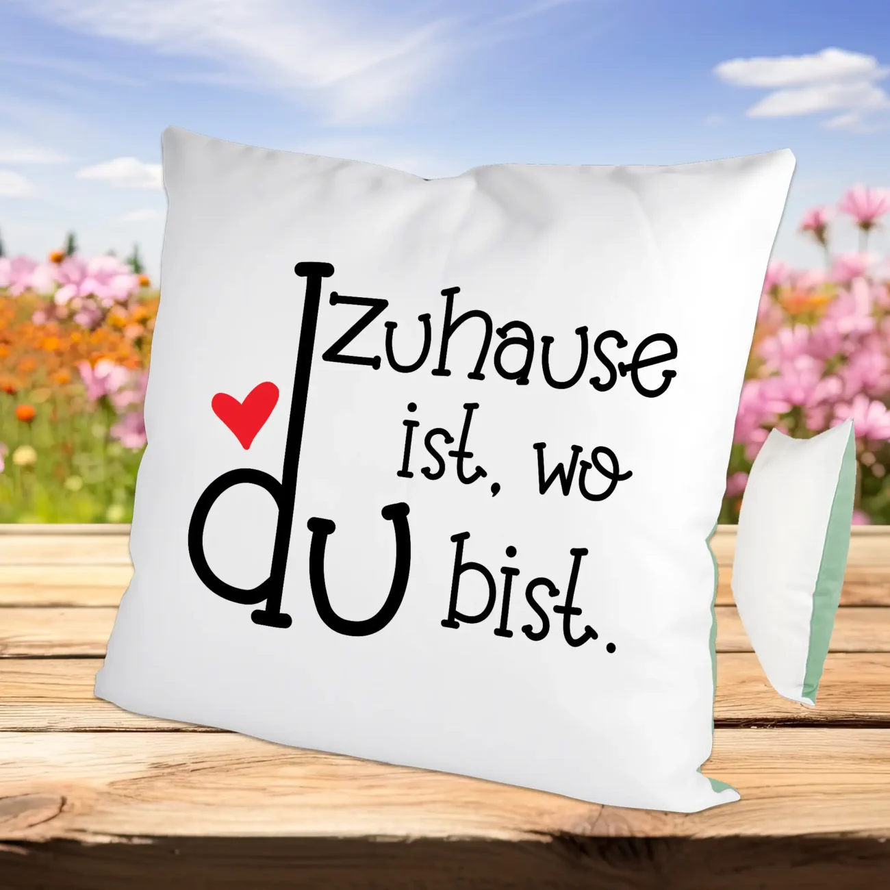 Kissen Zuhause ist wo du bist – Bild 7
