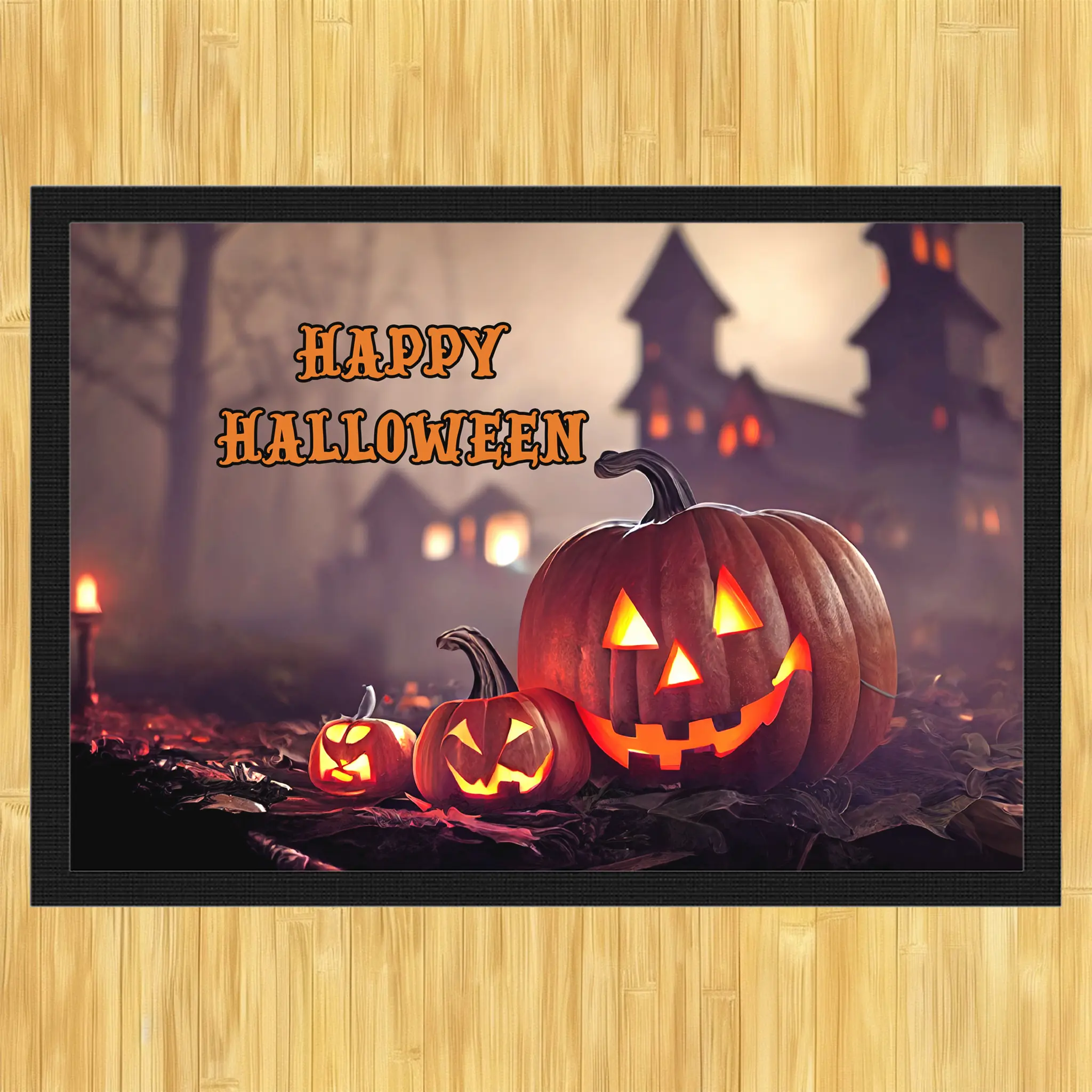 fußmatte happy halloween