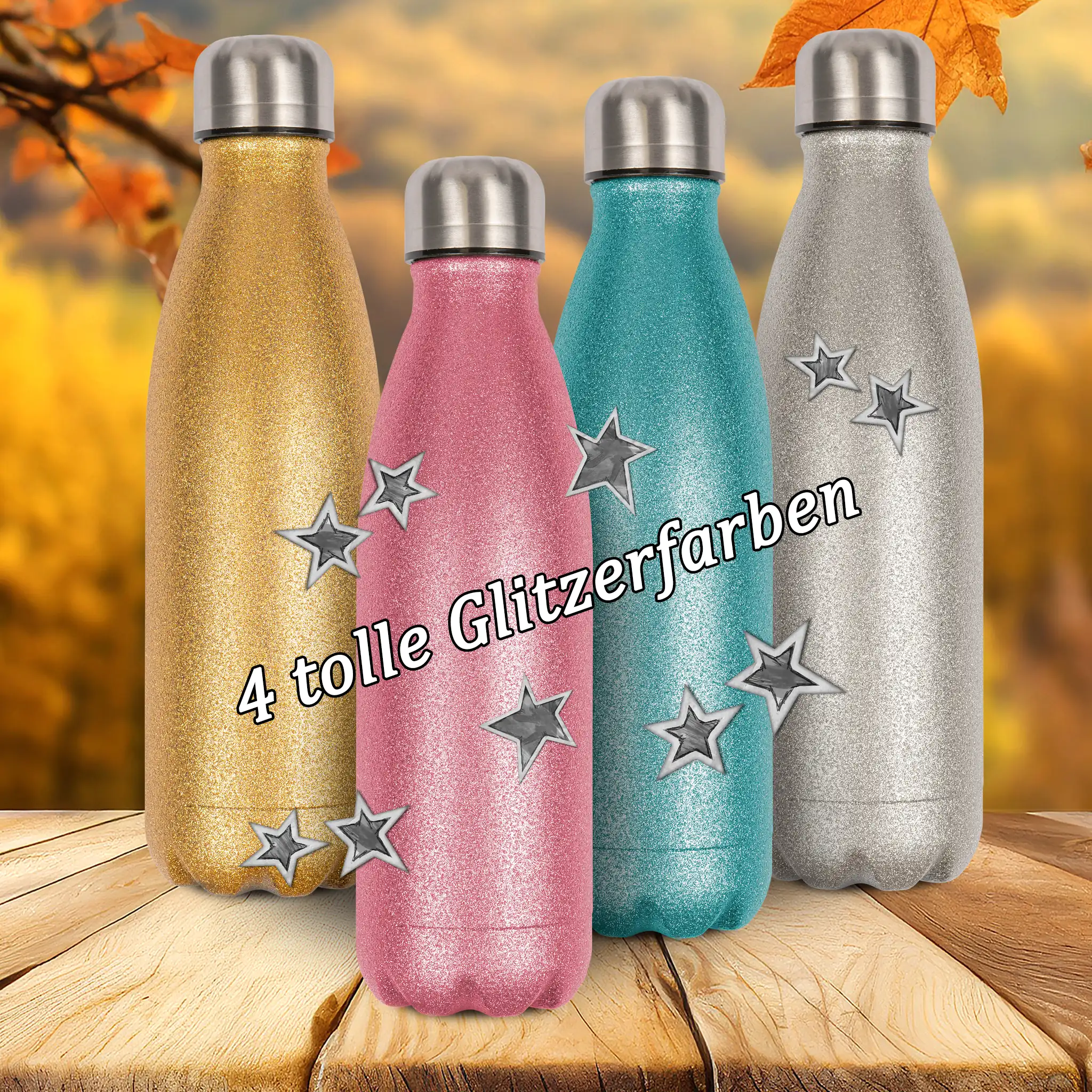 glitzerflaschen farben glitzer flaschen