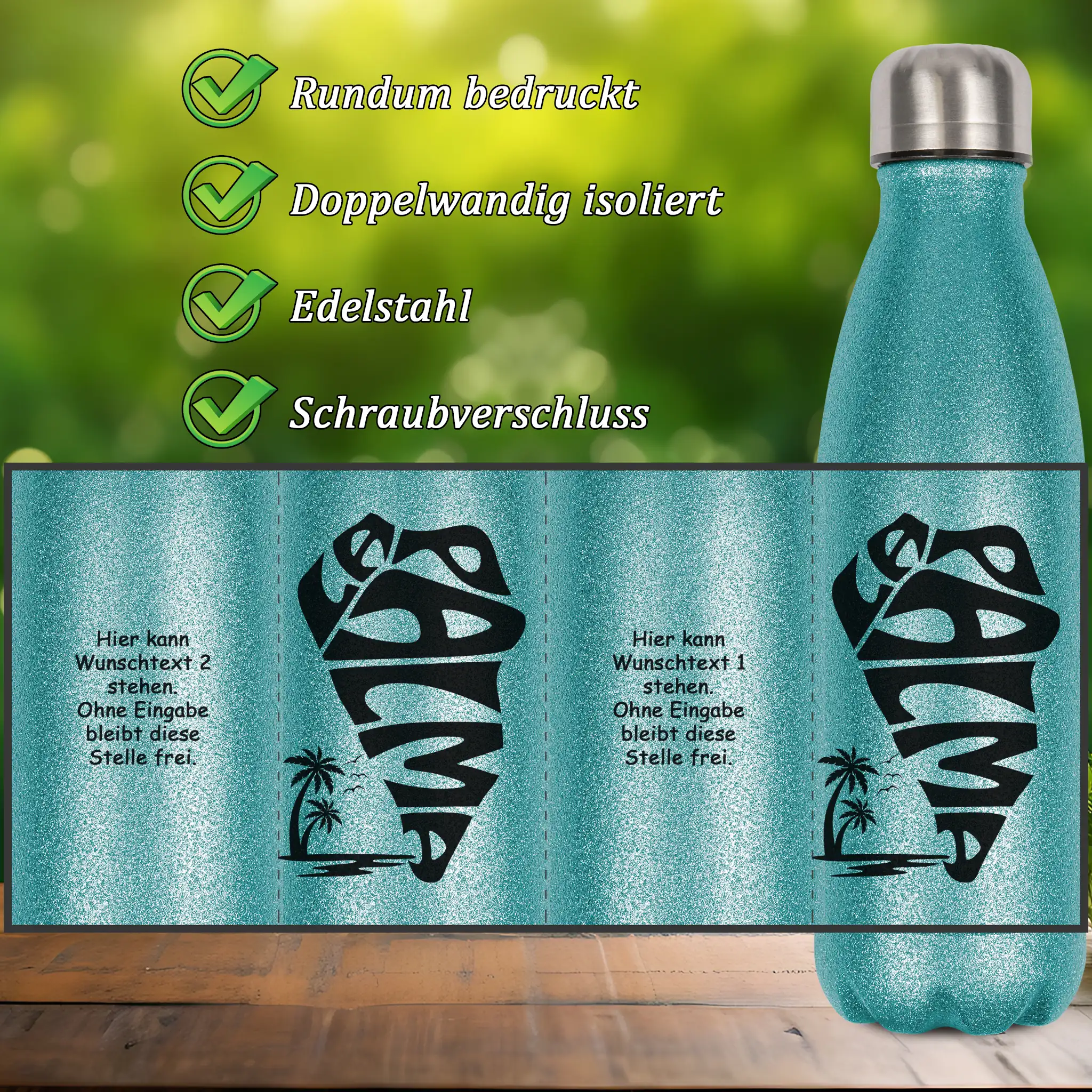 Glitzerflasche - La Palma - Kanaren – Bild 2