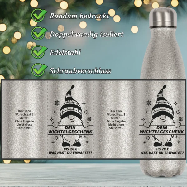 Alternative view of Glitzerflasche - Wichtelgeschenk bis 20€ was hast Du erwartet