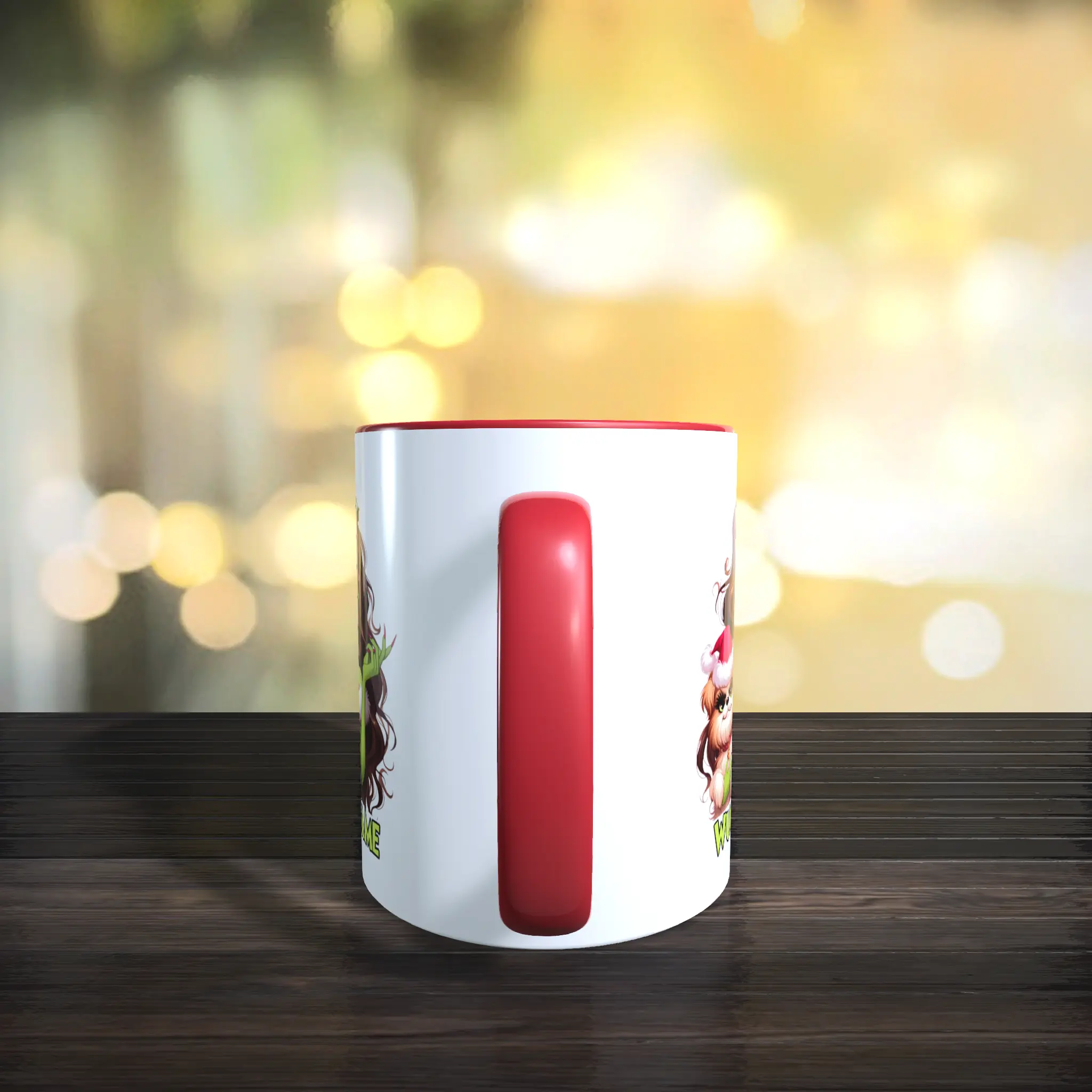 Tasse - Grinch Lady mit Wunschname – Bild 4