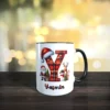 personalisierte weihnachtstasse mit name und initial y