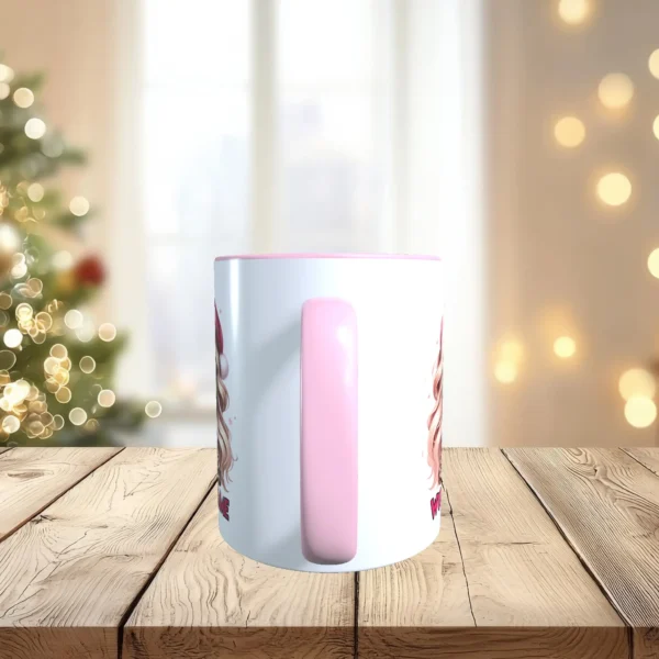 tasse grinch girl altrosa vorne | tassenparadies.de