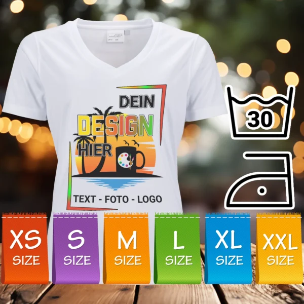 JNLV W Shirt Ladies V Neck Allgemein | tassenparadies.de