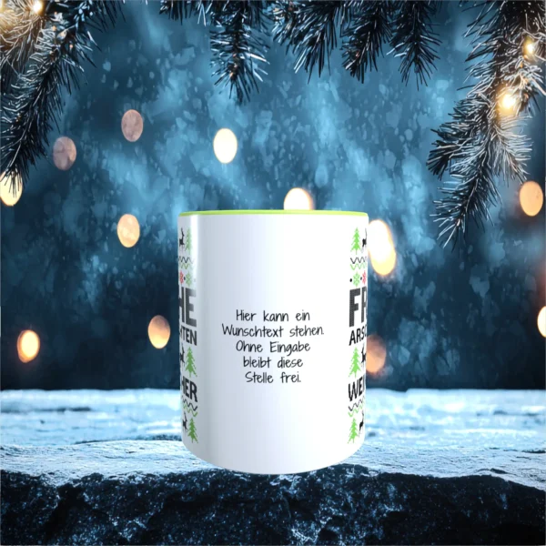 Alternative view of Tasse - Frohe Arschnachten ihr Weinlöcher