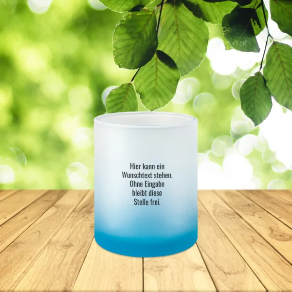 Alternative view of Hey Bruder ich habe versucht für Dich das beste Geschenk zu finden - Satinierte Glastasse