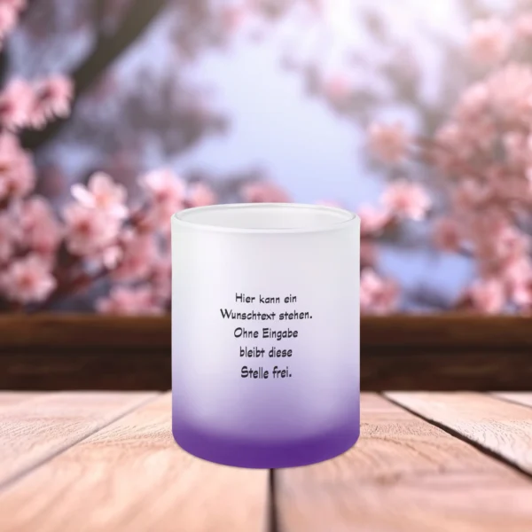 Alternative view of Alles Liebe zum Geburtstag - Satinierte Glastasse