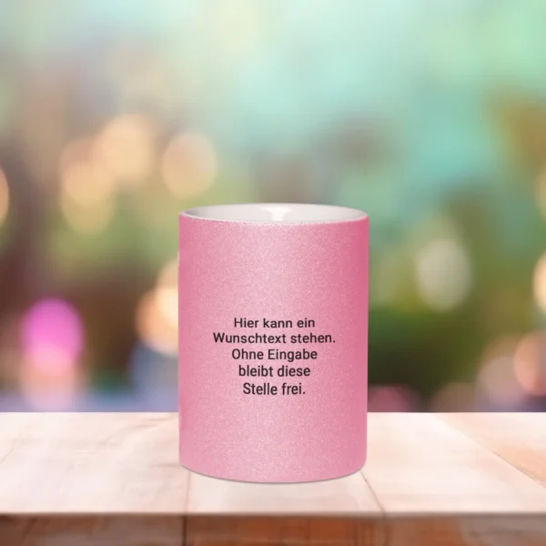 Alternative view of Don´t forget to sparkle - Glitzertasse