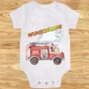 baby body feuerwehrauto löwe mit wunschname