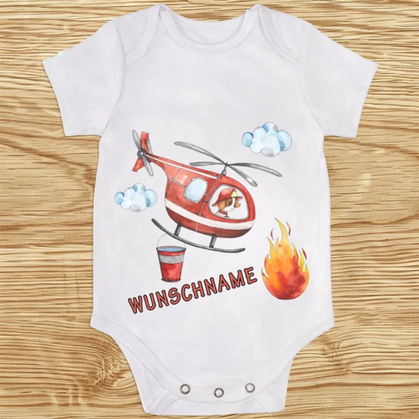 baby body feuerwehrhubschrauber hund und name