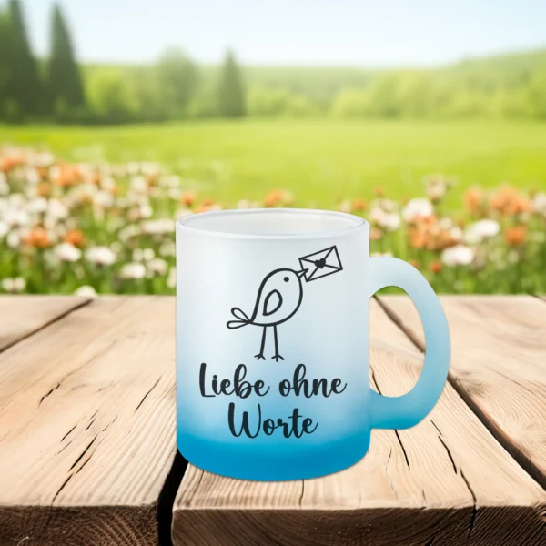 glastasse liebe ohne worte