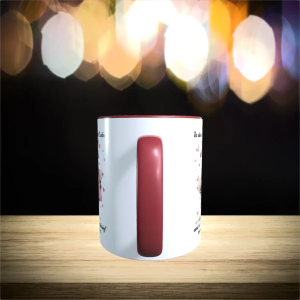 tasse liebesbrief bordeauxrot Left | tassenparadies.de