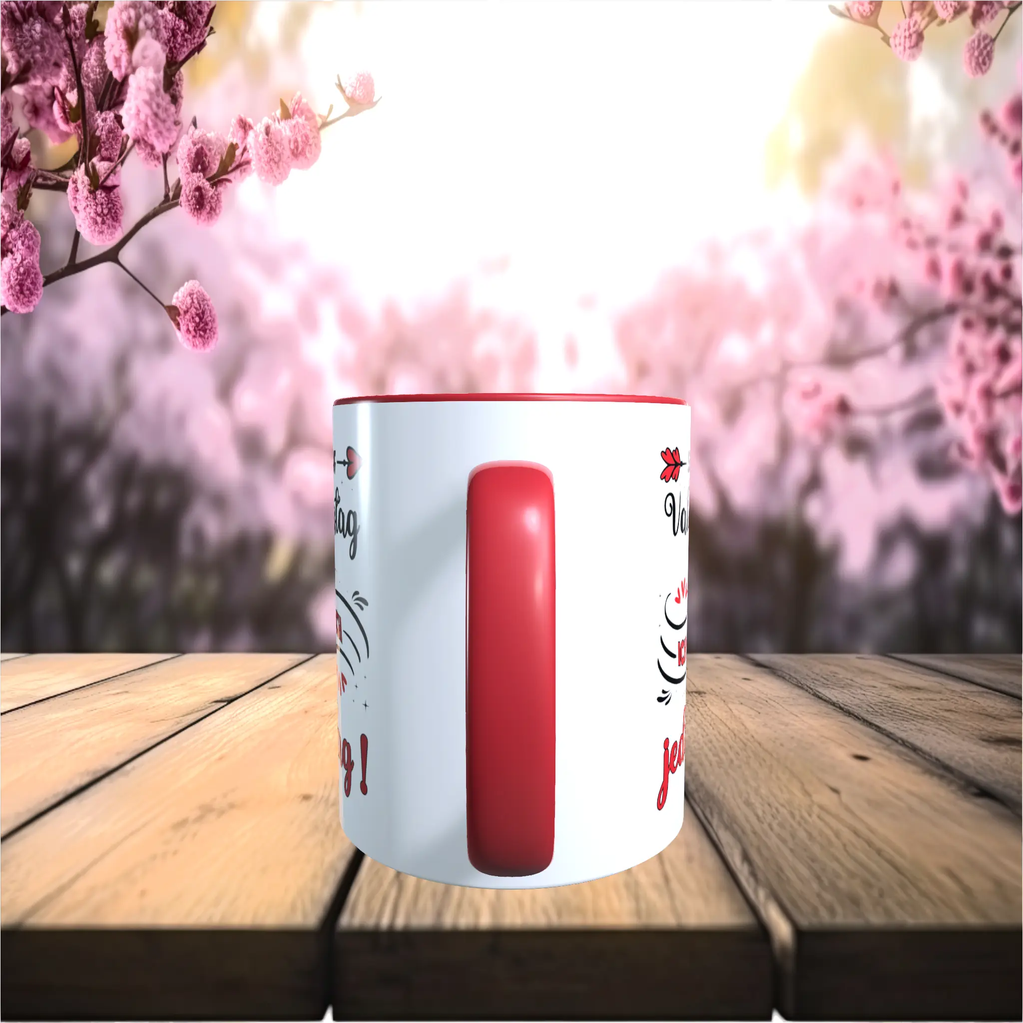 Tasse - Scheiß auf Valentinstag Ich liebe Dich jeden Tag – Bild 4